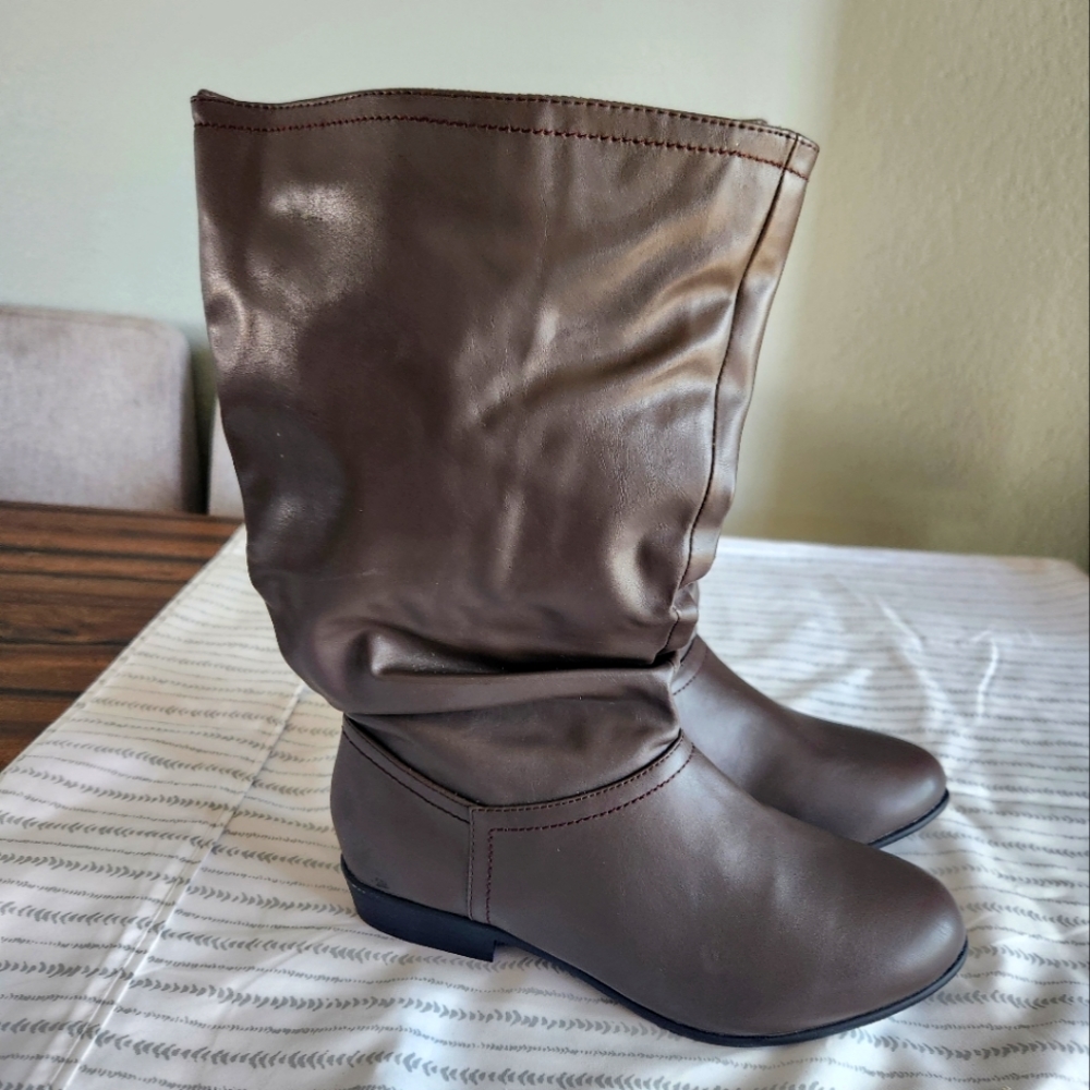 Scrunch calf boots